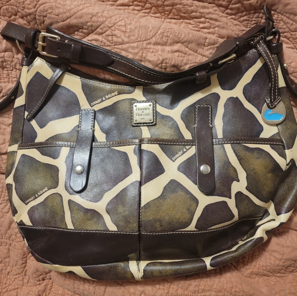 Dooney & Bourke giraffee leather purse